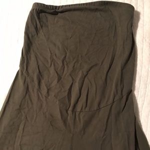 Olive green maternity leggings